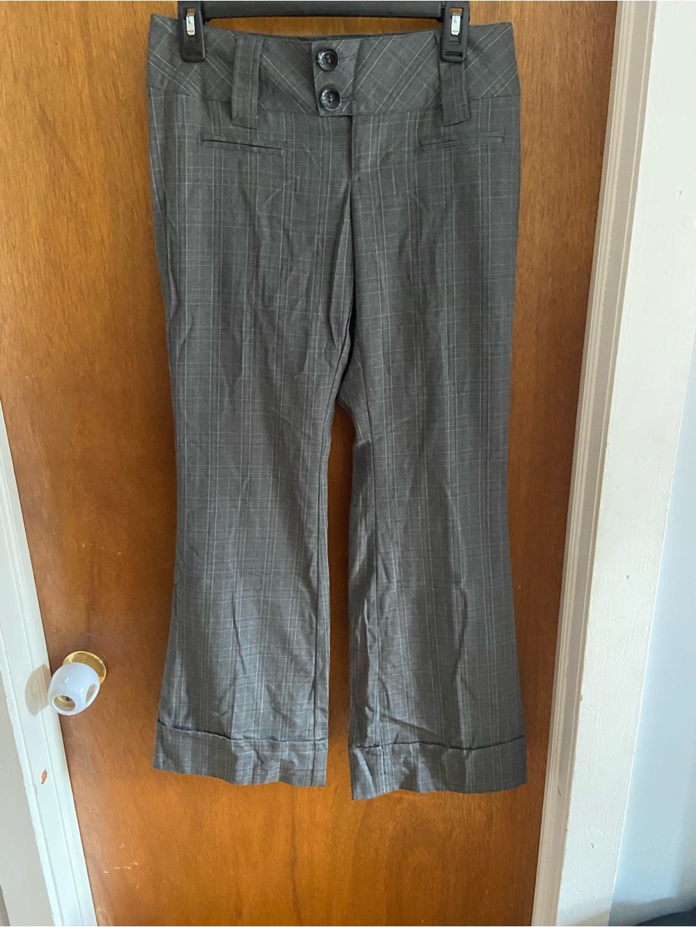 Spacegirlz Y2K Tailored Gray Pinstripe Dress Pants Size 5